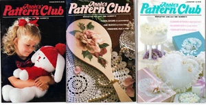 Lot of 3 Annies Pattern Club Newsletter 1988 51 52 54 Needlecraft w Patterns - Picture 1 of 7