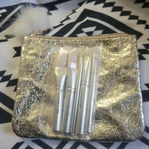 MAC Snow Ball Brush Set: Silver, 5 pieces, Lim. Ed. NIB