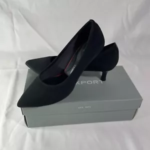 ROCKPORT Women's Total Motion Kaiya Pump Black 7M Shoes Heel - Picture 1 of 4