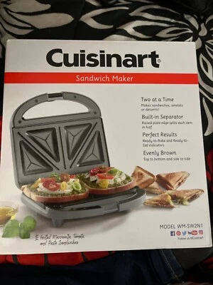 Sandwichera Cuisinart WM-SW2N1 Foto 1 de 4