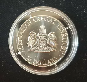 MDS AUSTRALIEN 10 DOLLARS 1993 "AUSTRALIAN CAPITAL TERRITORY", SILBER #4 - Bild 1 von 2