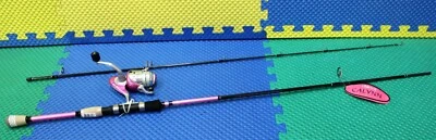 Okuma Calynn Pre-spooled 7' 0" Medium Rod Combo Pink CY-S-702M-30 - Image 1 of 3