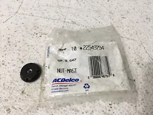 Delco NOS 1982-2005 GM Fixed Radio Antenna Mast Nut Black 22549794 - Picture 1 of 4