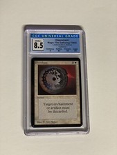 Magic The Gathering MTG Alpha w/ subs cgc 8.5 Like Psa BGS Disenchant