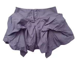 All Saints Ruffled Skirt UK Size 8 Grey BNWT Excellent Condition - Picture 1 of 6