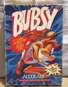 Bubsy in Claws Encounters of the Furred Kind Sega Genesis Boxed - Picture 1 of 8