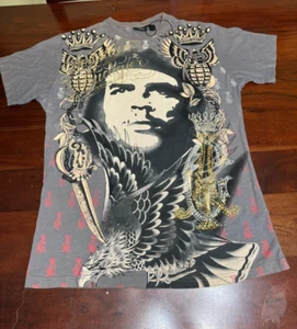 CAMICIA CHRISTIAN AUDIGIER LOS ANGELES TAGLIA LARGE 21,5x29" con etichetta stringa che guevara - Foto 1 di 7