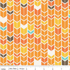 Orange Chevron Fabric - Riley Blake Fabric - Half yard - Fabrics4u2
