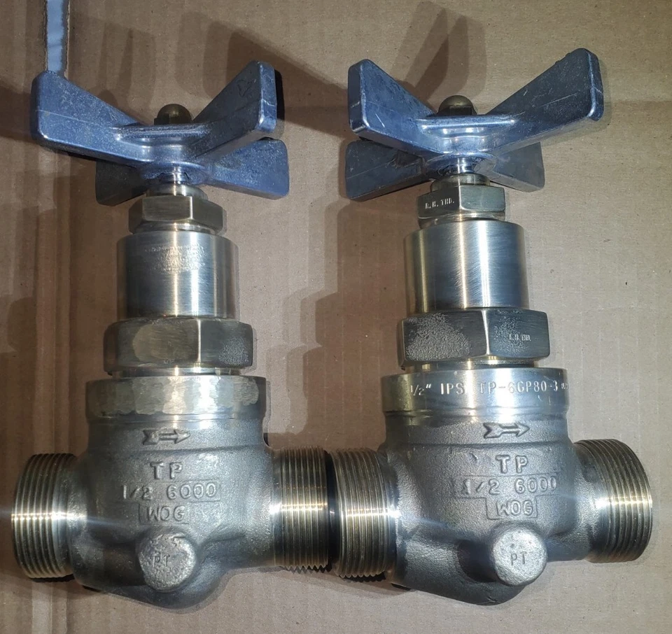 TP VÁLVULA GLOBO 1/2 pulgada. 6000 PSI 0.500 6GP80-3-PL218 Foto 1 de 4