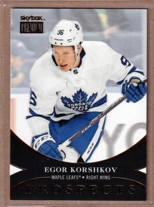2020-21 Metal Universe Skybox Premium Prospects ##PP30 Egor Korshkov RC