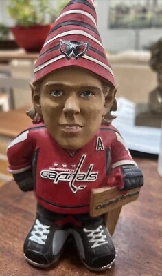 2013 NHL Washington Capitals Nicklas Backstrom 8" Garden Gnome Statue Promo SGA Foto 1 de 4