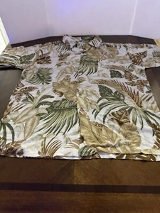 Island Blue Hawaiian Men’s XL Short Sleeve Button Up Shirt Pre-Owned - Picture 1 of 6
