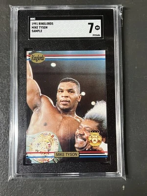 1991 Players International Mike Tyson Ringlords Sample SGC 8.5 NM-MT+ - Image 1 of 2