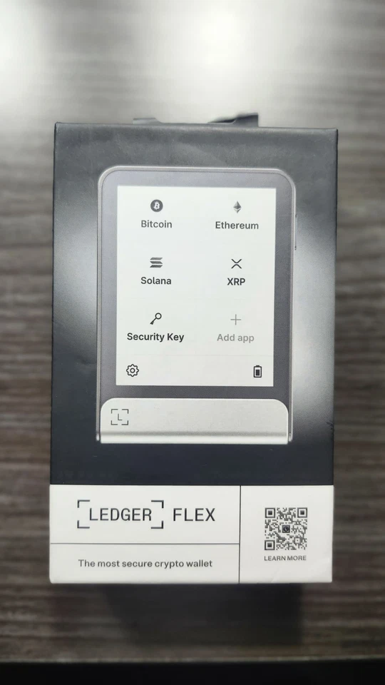 Ledger - Flex Crypto Hardware Wallet - E Ink Touch Screen - Bluetooth - Graphite - Image 1 of 2
