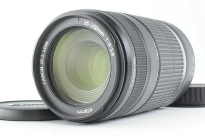 [No extra costs!] Canon EF-S 55-250mm f/4-5.6 IS Lens From JAPAN Near Mint #2 - Image 1 of 4