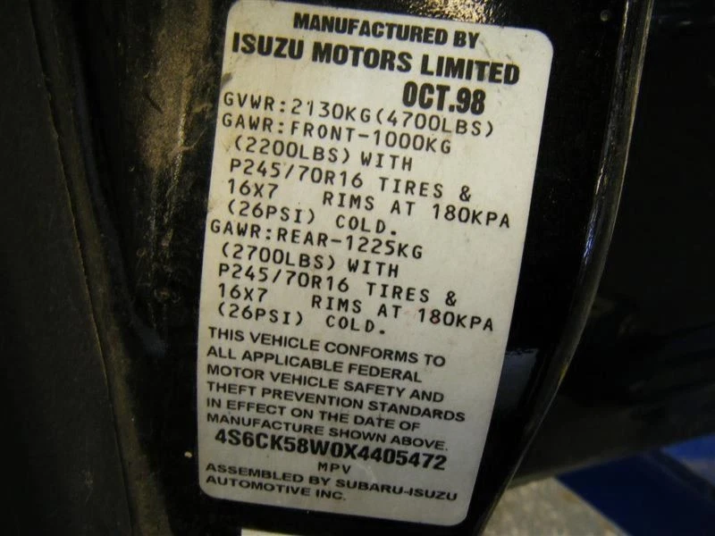 Husillo/nudillo delantero derecho pasajero compatible con 96-01 Passport 19681-1 Foto 1 de 4