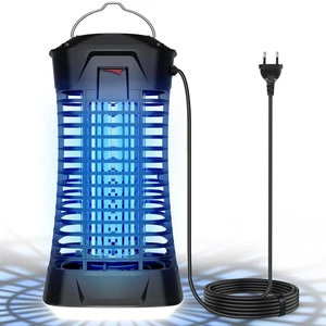 Lampara Antimosquitos Exterior, Matamoscas Electrico Interior,4200V Mata Mosquit - Imagen 1 de 12