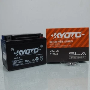 batterie sla kyoto für roller peugeot 50 sv j 1991 bis 1997 yb4l-b sla / 12v 4ah - Bild 1 von 3