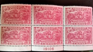 U.S. 2¢ Burgoyne Campaign Stamp Block Of 6 Sc.644 MNH - Picture 1 of 2