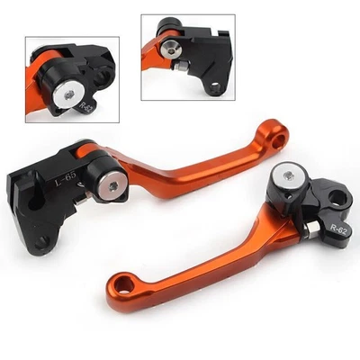 Bremshebel Kupplungshebel Motorrad Lenker Orange für YAMAHA WR 250F 400F WR450F - Bild 1 von 4