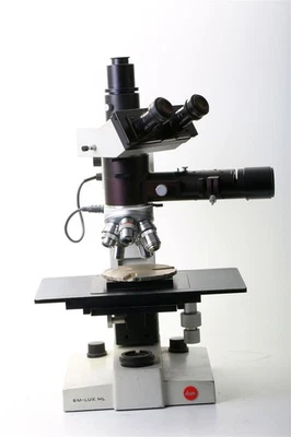 Leica SM-Lux HL Labor-Mikroskop incl. 5 Objektive 020-448012 heidi-foto - Bild 1 von 4
