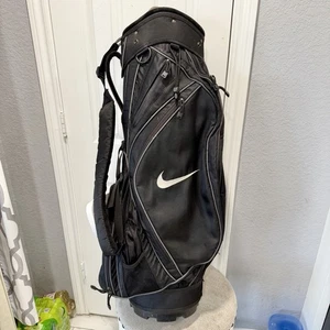 Carro de golf Nike 6 vías bolsa negra con correa para el hombro. ¡Sin cubierta de lluvia! - Imagen 1 de 9