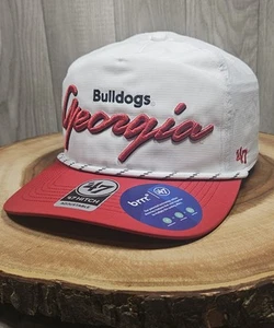 Gorra ajustable Georgia Bulldogs Script 47 marca cuerda de golfista SnapBack NCAA - Imagen 1 de 14