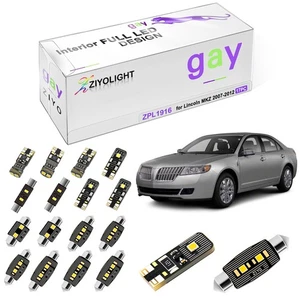 LED Interior Light Kit for Lincoln MKZ 2007-2012 White LED Light Bulbs Upgrade - Picture 1 of 8