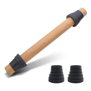 Adjustable Wood Rolling Pin with Thickness Rings for Baking -Non Stick Wooden... - Picture 1 of 9