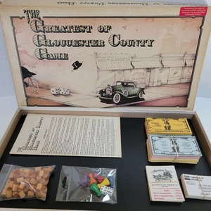 Vintage ~The Greatest of Gloucester County Board Game~ 1983~ Complete~ RARE - Picture 1 of 24
