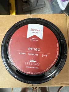 Open Box Eminence RF10C8 - Redcoat Red Fang 10 Zoll Lautsprecher NEU - Bild 1 von 6