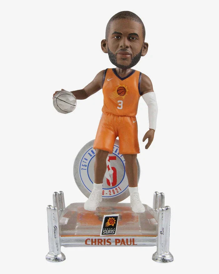 Chris Paul Phoenix Suns 75th Anniversary Bobblehead NBA Basketball - Image 1 of 1