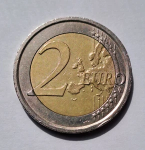 2 Euro Münze Fehlprägung ITALIEN 2013 Giovanni Boccaccio Materialüberschuss - Bild 1 von 8