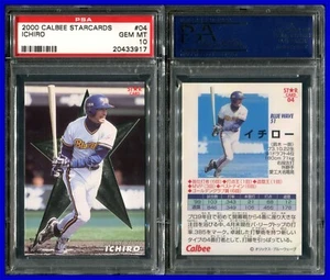 PSA 10 2000 Calbee Japan Title Holders #T-4 Ichiro Suzuki Orix Blue Wave POP12 - Picture 1 of 1