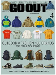 GO OUT Apr 2025 Vol.186 Outdoor Life Style Japanese Magazine - Picture 1 of 1