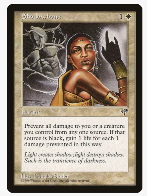 Shadowbane - Mirage (MIR) (x4) PLAYSET Vintage Magic the Gathering - Image 1 of 1