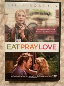 Eat Pray Love (DVD, 2010)Julia Robert’s . Excellent Condition!! - Picture 1 of 5