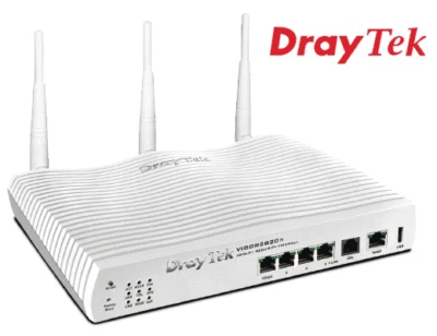 Draytek Vigor  2820n Router ADSL WiFi, 4p LAN, WAN2, usb - Immagine 1 di 3
