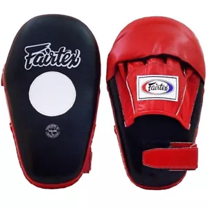 NEW Fairtex Pro Angular Red/Black Training Focus Mitts - Picture 1 of 1
