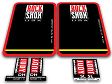 Rockshox JUDY DH SL Fork Stickers Gloss Matt Mountain Bike Downhill Enduro Decal