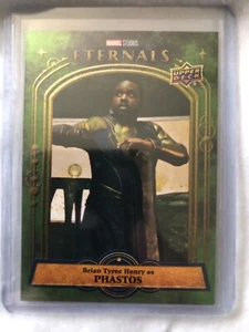 2023 UD Marvel Eternals Green Parallel Characters Brian Tyree Henry as Phastos - Picture 1 of 2
