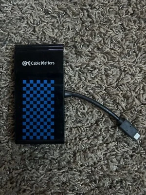 Cable Matters Multiport Adapter USB C Dock with USB C to HDMI or USB C to VGA - Image 1 of 4