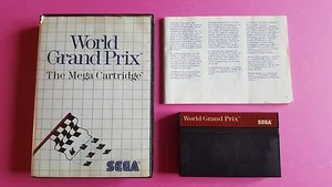 WORLD GRAND PRIX / jeu en boite + notice MASTER SYSTEM SEGA / PAL - Imagen 1 de 9