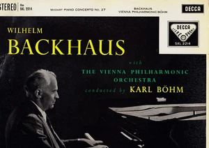 SXL 2214 WBG ED1 UK - BACKHAUS - MOZART - PIANO CONCERTO 27 / SONATA 11 - NM - Imagen 1 de 2