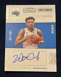 2021-22 Panini Contenders Autographs Wendell Carter Jr. Auto 196/199 #CA-WCJ #JR - Picture 1 of 2
