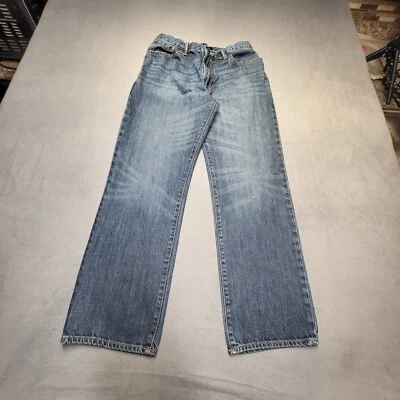 Gap Jeans Mens 27x27 Blue Standard Straight Leg Distressed Stretch Denim - Image 1 of 4