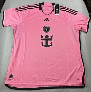 ADIDAS Men’s Inter Miami CF 24/25 Home Authentic Jersey Size 2XL NWT - Picture 1 of 11