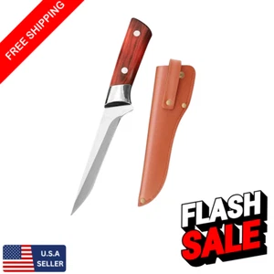 Handmade Stainless Steel Boning Knife – Fillet, Meat, Fish, & Veg Cutting Knife - Picture 1 of 7