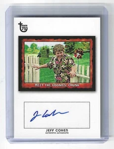 Topps 75th Anniversary - Jeff Cohen Autograph Chunk in the Goonies - Bild 1 von 2