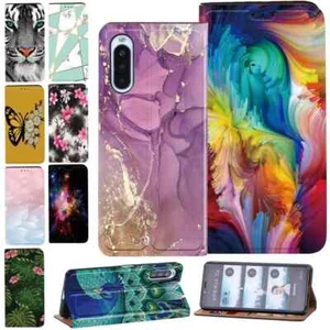 Funda de cuero con soporte para teléfono impresa -Para Sony Xperia L4/1 II/10 II/10 III/10 IV - Imagen 1 de 28